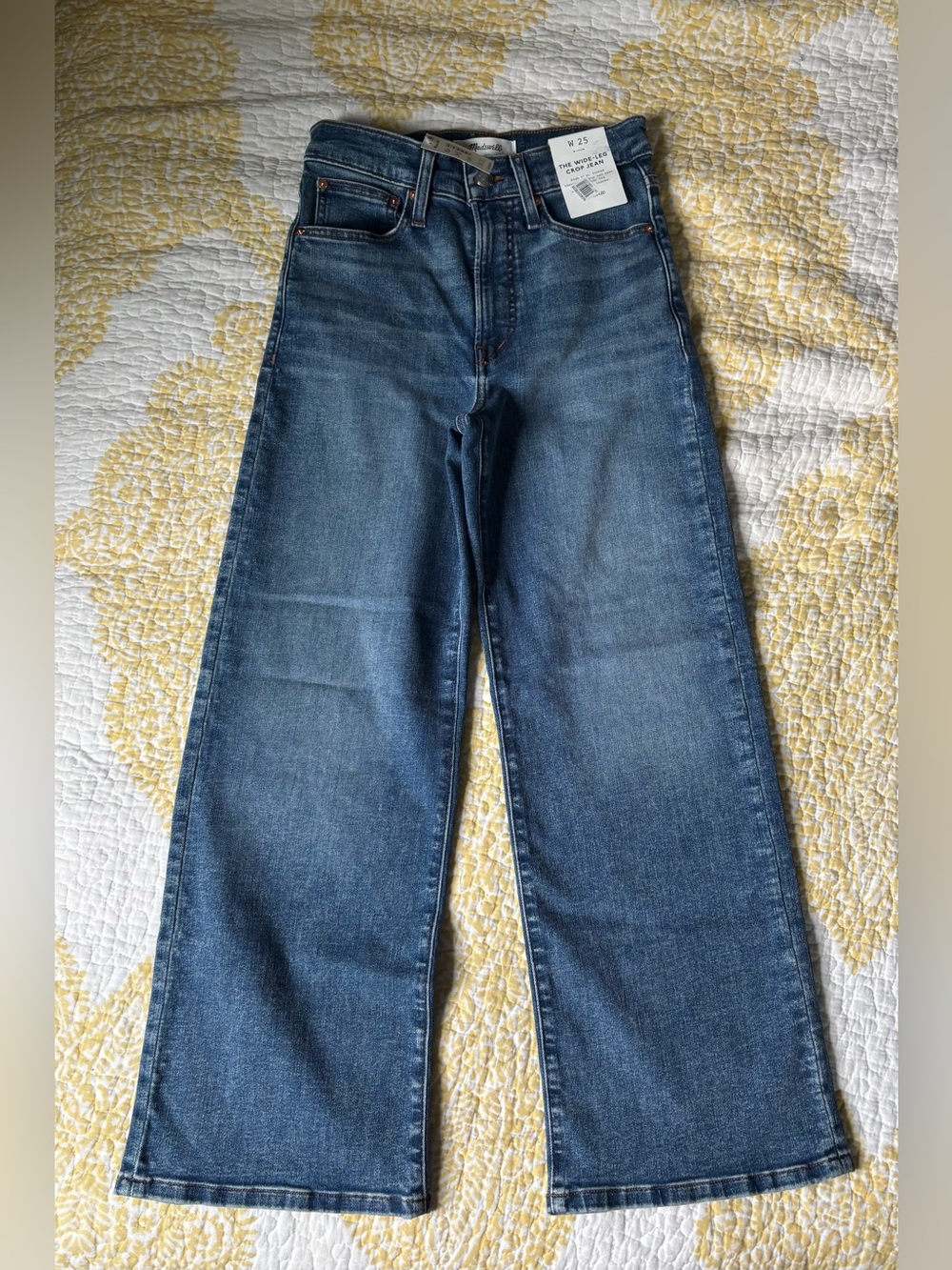 Madewell Wide-Leg crop Jeans 25